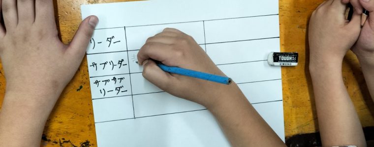 グループ活動（グループメンバー＆グループ名が決まったよ）