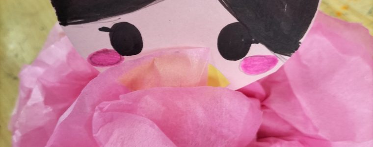 ひなまつり工作(#^^#)