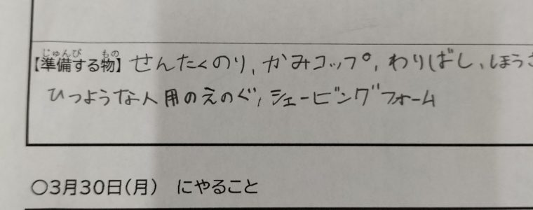 グループ活動（話）